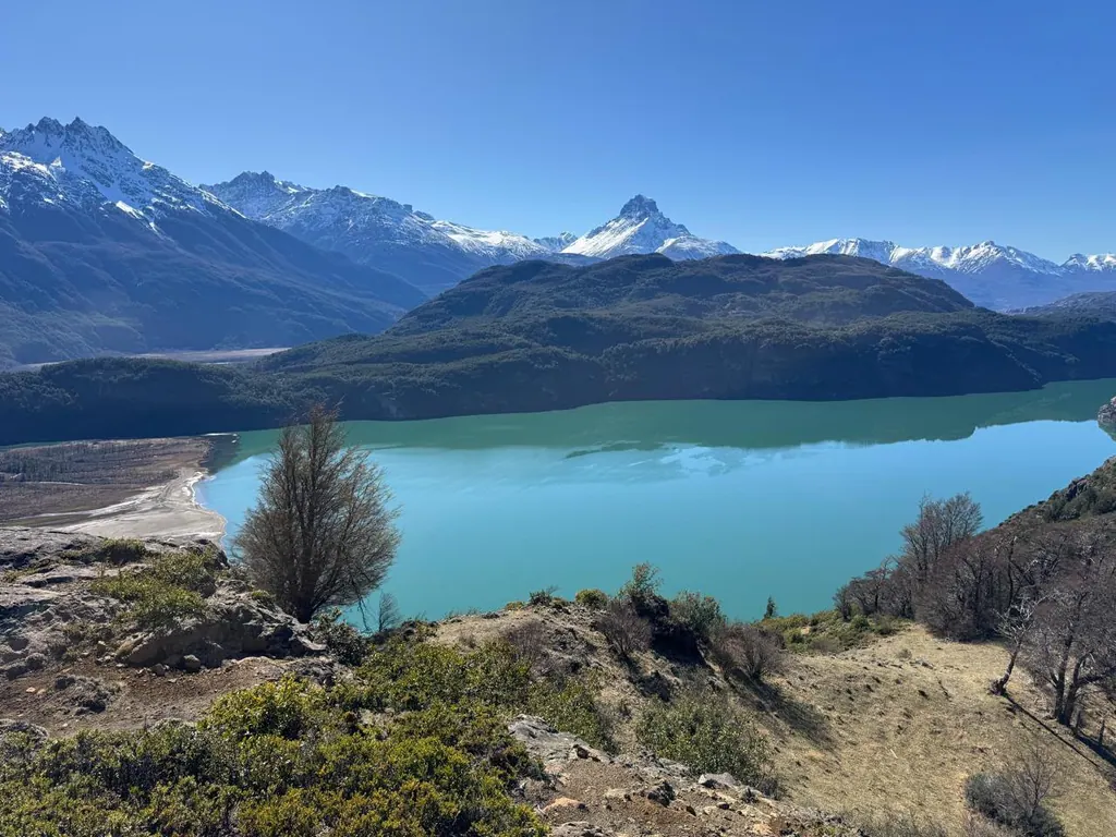 Cerro Castillo visto desde la parcela de 1,5 hectáreas